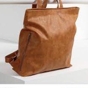 NEW - High Street Backpack - Caramel Distressed